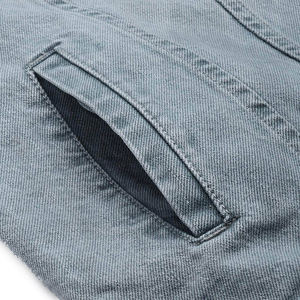 Chaqueta Vaquera Unisex para Hombre y Mujer, Bordada Informal, Holgada, Decoración con Botones, Impresión en Color Personalizada, Lavado, Técnica, Temporada de Otoño - Product Image 4