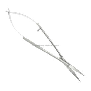 Ciseaux et pinces à épiler professionnels en acier inoxydable à pointes affûtées, couleur argent, pour sourcils et cils - Product Image 3