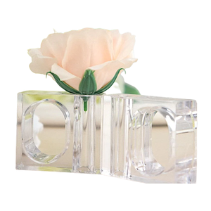 Trending Design Napkin Rings With Decorative Flower Kitchen Accessories Standard Quality Acrylic <b>Cloth</b> Holder New Design - Product Image 1