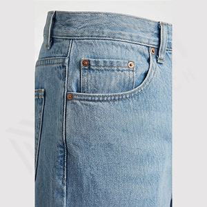 Pantalones Vaqueros de Verano para Hombre, Diseño Personalizado, Algodón Ligero, Estilo Urbano, Elásticos, Tinte Liso, Color Personalizado - Product Image 5