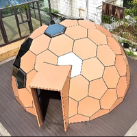 Maisons préfabriquées modernes Tiny Pod Homes, bonne isolation thermique, maisons bulles pour l'hiver