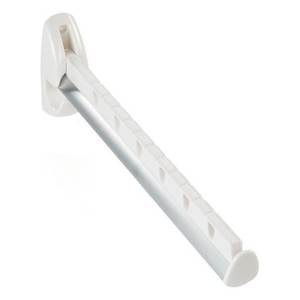 Leifheit Airette Grey Aluminum Plastic Coat Hanger <b>Wall</b> Hooks & Coat Racks - Product Image 1