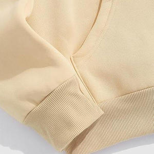 Sudadera con Capucha Corta de Gran Tamaño para Hombre, Bordada, Informal, de Otoño, con Bolsillo, 100% Algodón, Secado Rápido, Estilo Urbano - Product Image 5