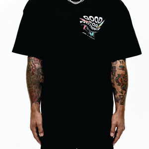 Camiseta de algodón pesado de gran tamaño para hombre-Logotipo personalizado, 280g, DTG, bordado, serigrafía, hombro caído, camiseta en blanco - Product Image 5