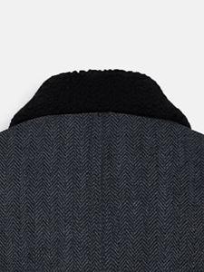 Vestes en coton extensible à col haut surdimensionné, coupe-vent, imperméables, rembourrées, personnalisées, en laine pashmina, pour l'hiver, unisexes - Product Image 4