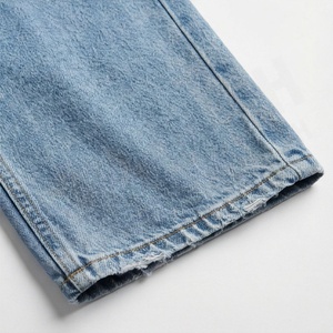 Jeans Rectos de Cintura Media Transpirables para Mujer, Diseño de Mezclilla Ligero y Cómodo, Color Personalizado, Ropa Casual Urbana de Algodón - Product Image 6