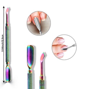 Ciseaux à ongles en acier inoxydable de conception personnalisée, haute précision, dernier modèle, multicolores, avec poussoir, emballage personnalisé - Product Image 5