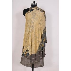 กระโปรงผ้าไหมส่าหรีสำหรับผู้หญิงใส่ในฤดูร้อนกระโปรงยาวลำลองกระโปรงผ้าไหมแฮนด์เมดแนววินเทจชุดเดรสสั้นสำหรับงานปาร์ตี้ - Product Image 3