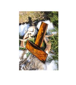 Mango de Cuchillo Resistente y Ecológico, Fabricado con Cuero de Cuerno, para Entornos Exteriores Exigentes, Duradero, Confiable, Moderno y Artesanal - Product Image 4