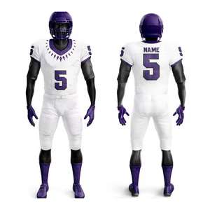 Service OEM Maillot de football américain Design unique personnalisé avec qualité durable Respirant et taille Plus Caractéristiques Meilleur prix - Product Image 3