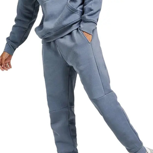 Custom Logo Mens Solid Spring Heavy Weight Plus Size Eco-Friendly Reversible 100% Cotton <b>Track</b> <b>Suit</b> with Hoodie - Product Image 5