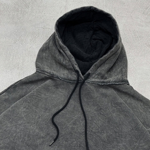 Fabricantes de Ropa Personalizada, Sudaderas Extra Grandes Lavadas de Alta Calidad, Venta al por Mayor, Estilo Urbano Vintage con Estampado - Product Image 2