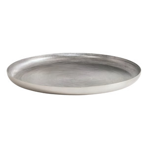 Plateau rond en aluminium et métal de luxe de la meilleure qualité Plateau de présentation pour restaurant mariage et maison à bas prix - Product Image 5