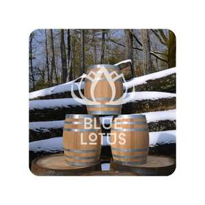 VENTE FLASH Baril en bois de lotus bleu 2025, baril artisanal traditionnel - Product Image 1