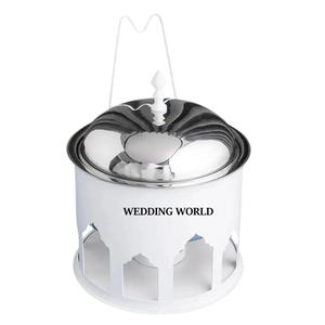 Stainless Steel Food Warmer Wedding And Event Decorative Casserole Round Shape New Collection Fancy Metal Hotpot - Product Image 2