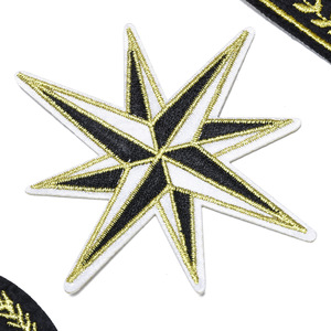Emblemas de Tecido Personalizados de Ferro com Âncora Náutica, Estrela e Coração para Roupas, Jaquetas, Mochilas e Chapéus – Ecológicos, Costuráveis e Bordados - Product Image 5