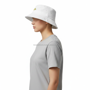 Premium Quality Foldable Cotton <b>Bucket</b> Hat with <b>Small</b> Flower Embroidery Soft Breathable Travel Sun Hat Outdoor Floral Fisherman - Product Image 6