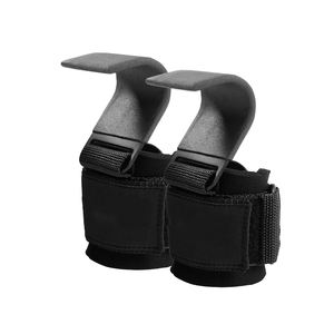 Poignées en cuir réglables crochets de levage de poids antidérapants sangles personnalisables Logo Wrap Deadlifts - Product Image 4