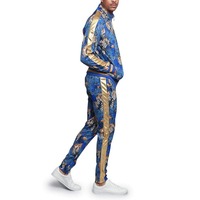 Ensemble de survêtement Trapstar pour homme, design 2024, sublimation, tendance, fabrication OEM professionnelle, polyester et coton.