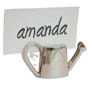 ที่ใส่นามบัตรตกแต่งด้วยหงส์หรือห่านสีทองบนขาตั้งโลหะ - Product Image 3