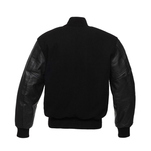 Abrigo personalizado de béisbol de talla grande para hombre abrigo de manga larga de invierno cortavientos personalizado cosido Varsity - Product Image 5