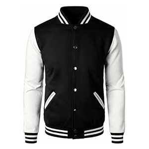 Varsity Design Estilo universitario de moda Ajuste cómodo Ropa de abrigo cálida Tendencia Todos los días Chaquetas para hombres Desgaste - Product Image 2