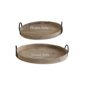 Bandeja de madera de diseño simple para servir alimentos, con forma cuadrada y de primera calidad, para servir té y café, de Home Arts - Product Image 6