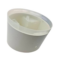 LONGNEW Boîtier de filtre et bac à poussière en plastique blanc facile à installer pour aspirateurs Fabriqué à Taïwan