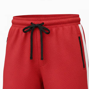 Shorts de sport en maille légère pour hommes, tissu respirant et doux, coupe confortable, parfait pour l'entraînement, la salle de sport, les vêtements de fitness - Product Image 4