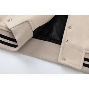 Chaqueta de Hombre de Cuero PU con Logotipo Personalizado de Béisbol, de Alta Calidad, Estilo Urbano, Bordada, Talla Grande, Última Novedad - Product Image 5