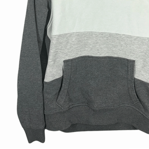 Sudadera con capucha clásica de color gris y blanco para mujer, sudadera de lana de algodón transpirable para Otoño Invierno, ropa de calle elegante - Product Image 4