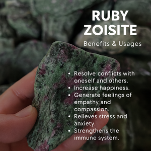 Tự nhiên <span class=keywords><strong>Ruby</strong></span> Zoisite đá thô thân thiện với môi Màu Xanh Lá Cây Chữa Bệnh thủ công số lượng lớn bán buôn - Product Image 3