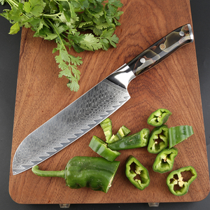 มีดเชฟเหล็กดามัสกัสพร้อมที่จับทำจากเรซิน - Product Image 6