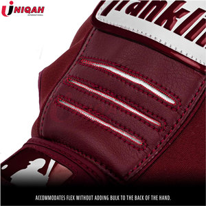 ถุงมือตีเบสบอลหนังสำหรับป้องกันมือดีไซน์โลโก้ตามสั่ง - Product Image 3