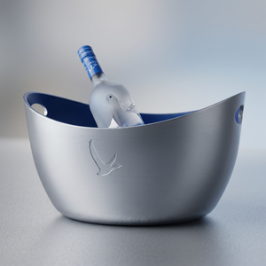 Private Label Ice Bucket 4 <b>Bottles</b> Plastic Finish <b>with</b> <b>Led</b> <b>Lights</b> for Lounge and Club, Custom Logo, OEM Custom - Product Image 4