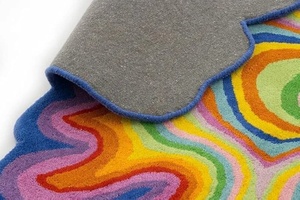 Alfombra de algodón hecha a mano azul marino 9x12 de alta calidad, patrón Beige tejido, respetuoso con el medio ambiente, para mascotas, uso doméstico, ejercicio, pasillo para adolescentes - Product Image 4