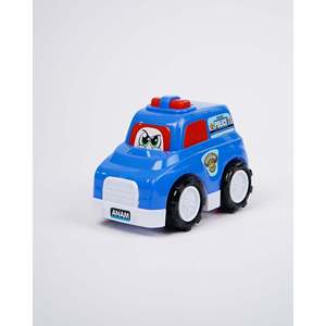 ANAM Voiture de Police Jouet en Plastique à Friction pour des Aventures Ludiques Passionnantes - Product Image 2