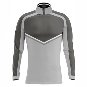 Camiseta Deportiva Personalizada de Manga Larga con Cierre de Cremallera, Sublimada, Reversible, Ligera, Transpirable, Ajuste Cómodo - Product Image 5