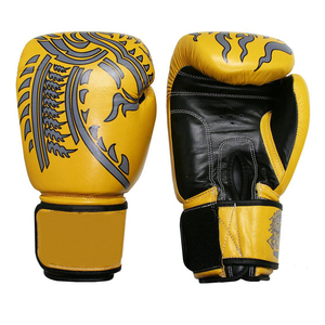 Nouveaux gants de boxe gagnants en cuir Gants de boxe de combat professionnels Gants en cuir véritable - Product Image 2