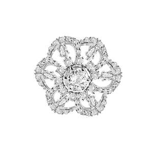 Anillos de Plata de Ley 925 de Primera Calidad para Mujer, Chapados en Rodio con Diamantes o Circonitas, Diseño Numérico, Joyería para Hombre - Product Image 1