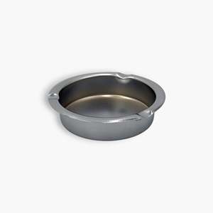 Juego de 4 Ceniceros de Acero Inoxidable con Envío Gratuito para Uso Doméstico, Diseño Redondo Minimalista Plateado/Gris, Cenicero de Escritorio Sin Humo - Product Image 2