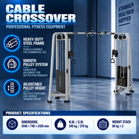 Équipement de musculation multi-stations BN Commercial, machine à câbles croisés multifonctionnelle 8 stations pour centre de fitness