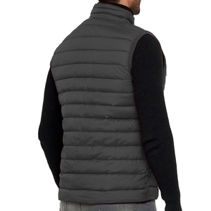 Veste matelassée personnalisée pour hommes Manteau matelassé chaud d'automne Capuche réversible Respirant Tissé Solide Vêtements d'extérieur Toile Coupe-vent - Product Image 6
