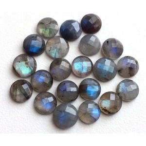 Labradorita Gris Natural 4mm Rosecut 3mm Cabina Facetada Gruesa Piedra Suelta de Alta Calidad 4,35 Cts Cristal 4,35 Cts Iroc Ventas, 25 Unidades - Product Image 2