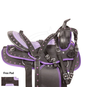 Silla de montar de alta calidad para caballos, con soporte y confort, para deportes ecuestres y uso en establos. - Product Image 3
