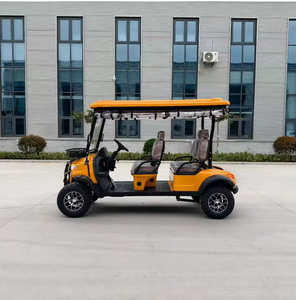 Voitures de golf électriques à 4 roues orange — En vente maintenant / Faast - Product Image 3