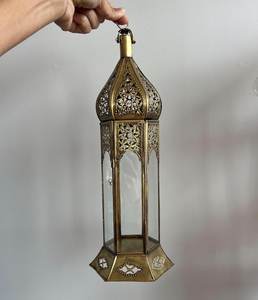 Handmade Recycled Iron Glass Moroccan Tealight <b>Lantern</b> <b>Mini</b> Multi-Color Christmas Home Decor - Product Image 6