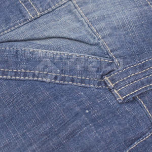 Shorts d'entraînement décontractés pour hommes personnalisés de haute qualité 100% coton avec taille élastique motif solide taux de gros hommes Jeans Shorts - Product Image 6