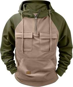 OEM Factory Wholesale 380GSM Wash Printed Embroidery Blank Custom Hoodie Pullover Drop Shoulder Men's <b>Hoodies</b> & Sweatshirts - Product Image 4