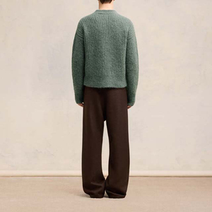 Prix très raisonnable Pulls pour hommes Meilleure qualité Logo et étiquette brodés personnalisés Meilleure conception Pulls en mohair unisexes pour hommes - Product Image 2